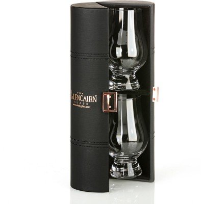 Glencairn Travelset - whisky glazen - 2 stuks - inclusief luxe opbergkoffer